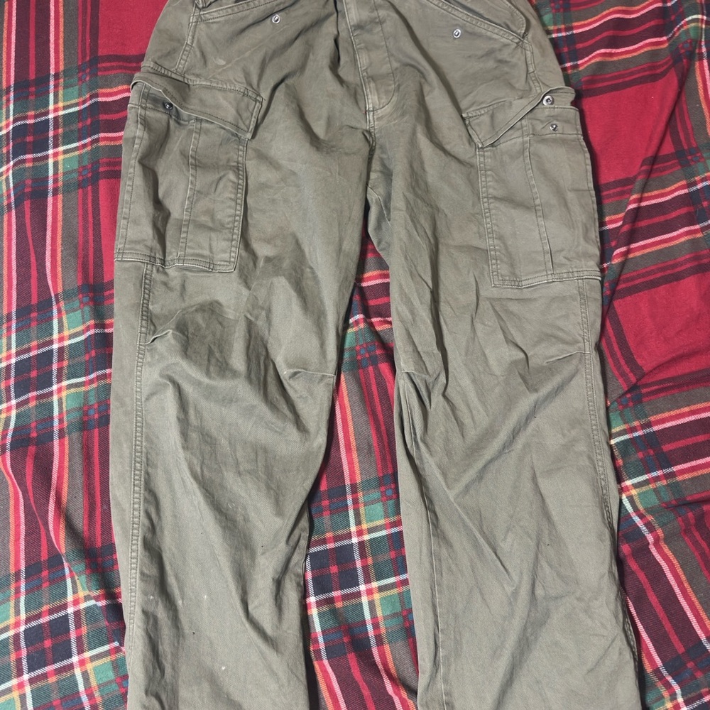 Men Green Gap Cargo Pants